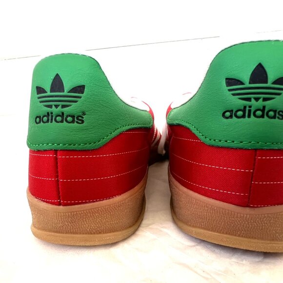 Men's Size 11.5 Adidas Gazelle Indoor Olympic Pack - Red gum sol - Picture 4 of 14